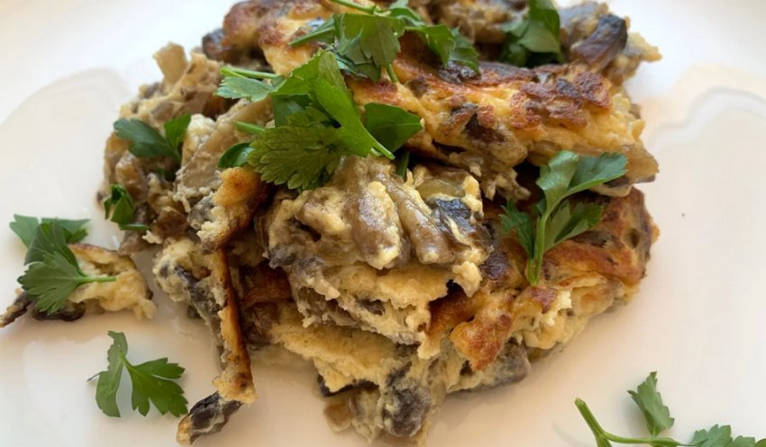 Омлет із грибами Омлет із грибами