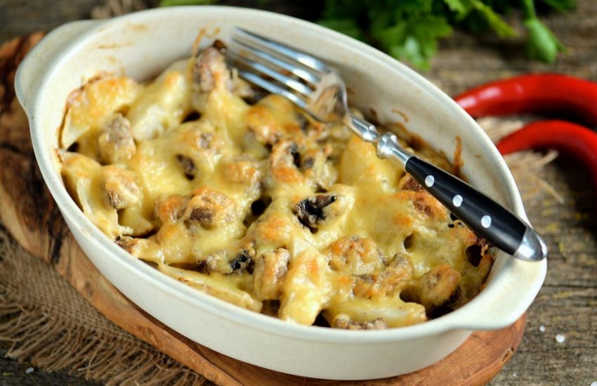 Гриби з сиром Гриби з сиром