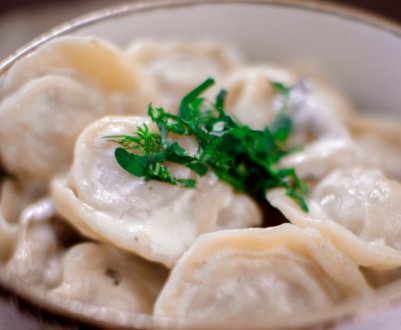 Рецепт смачних вареників із гливами