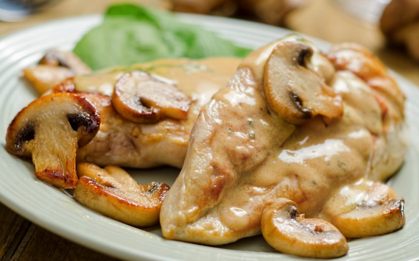Куряче філе з грибами Куряче філе з грибами