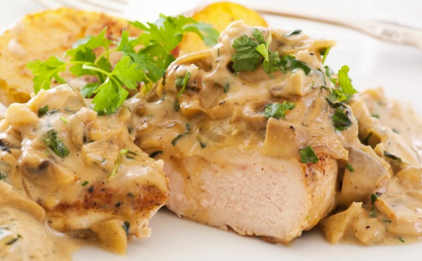 Філе з білими грибами в духовці Філе з білими грибами в духовці