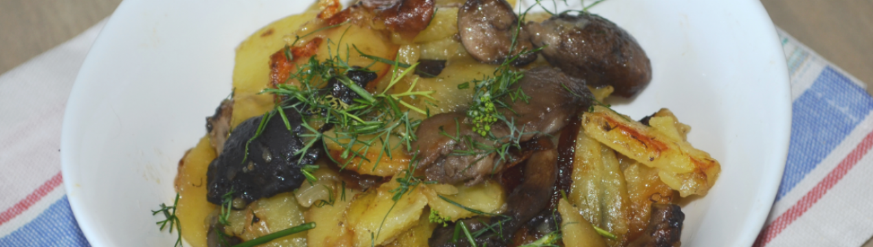 Рецепт приготування смажених підберезовиків із картоплею