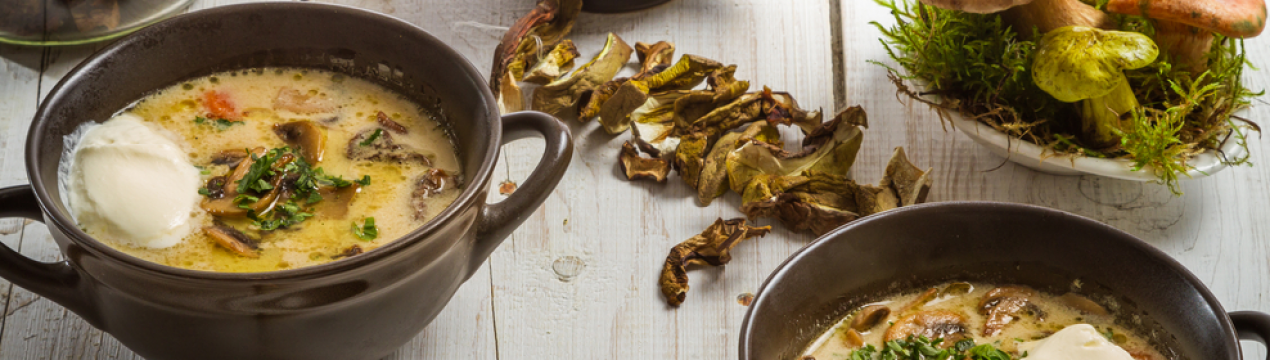 Як зварити суп із сушених білих грибів