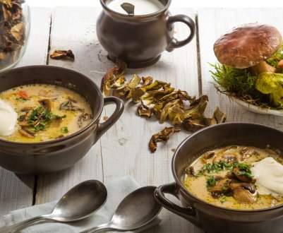 Як зварити суп із сушених білих грибів