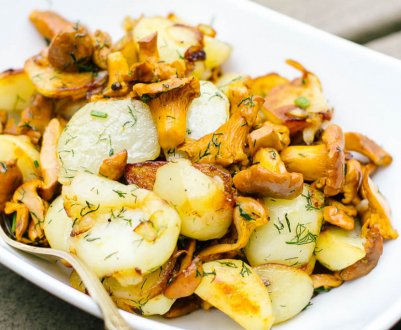 Рецепти приготування лисичок із картоплею в духовці