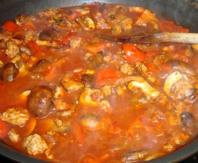 Рецепт смачного гуляшу з печериць