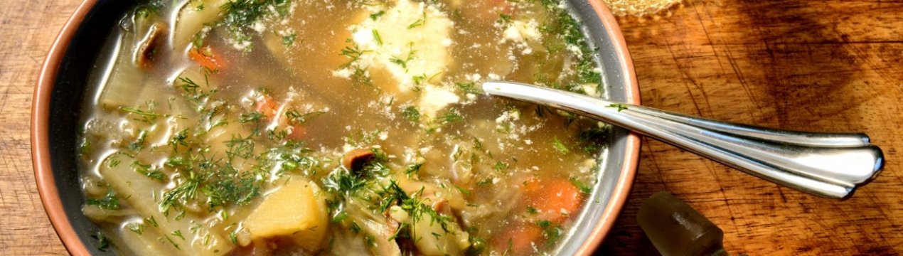 Як готувати щі з печерицями та свіжою капустою