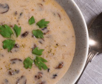 Рецепти супу-пюре з опеньків