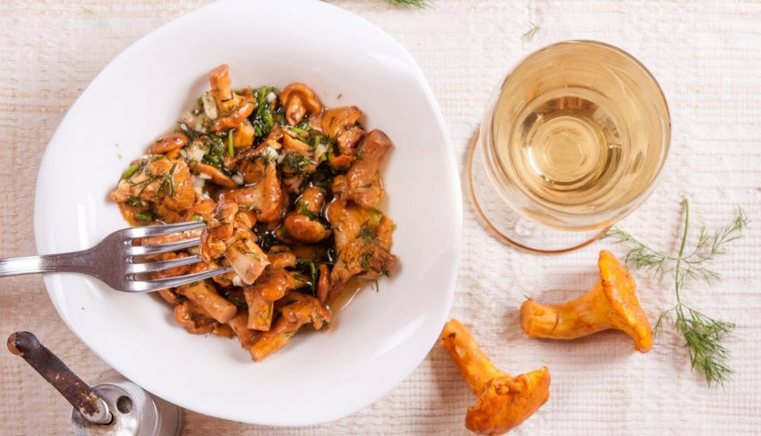 Страва з лисичок