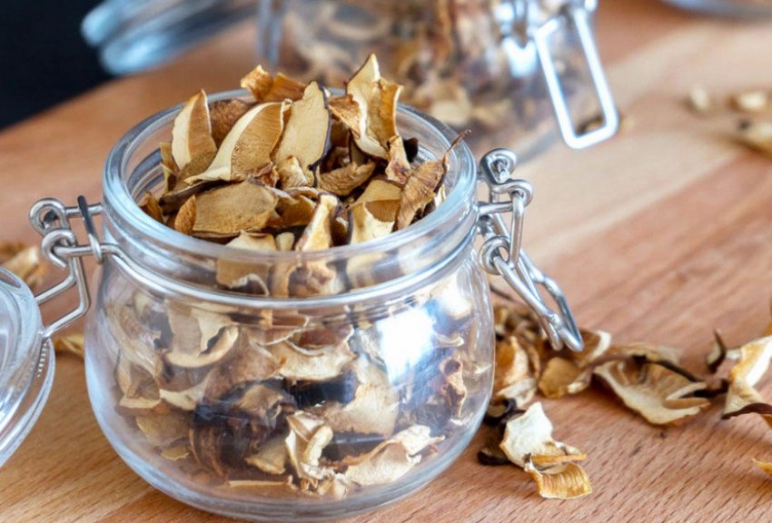 Зберігання сушених грибів Зберігання сушених грибів