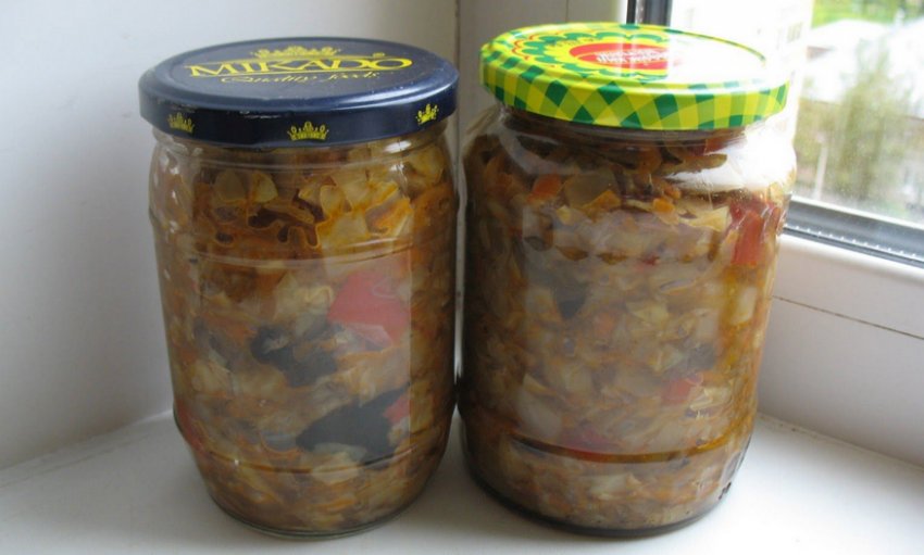 Грибна солянка з капустою на зиму Грибна солянка з капустою на зиму