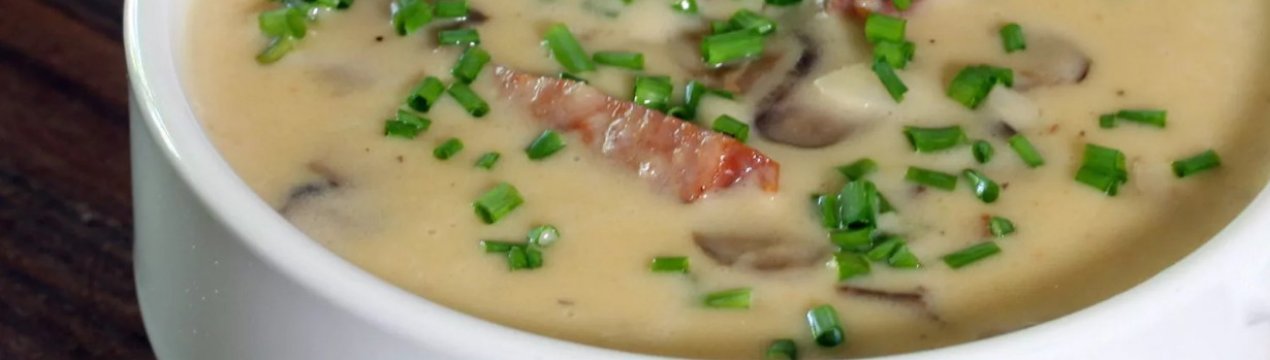 Як зварити сирний суп із гливами?