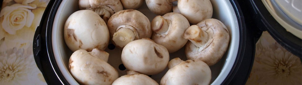 Способи приготування печериць у мультиварці