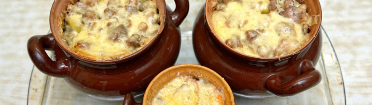 Як приготувати картоплю з грибами в горщиках