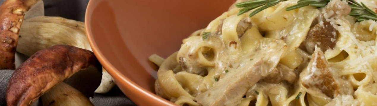 Як приготувати пасту з білими грибами