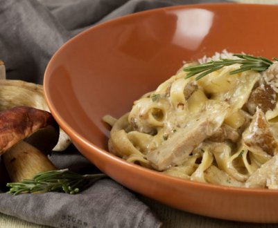 Як приготувати пасту з білими грибами