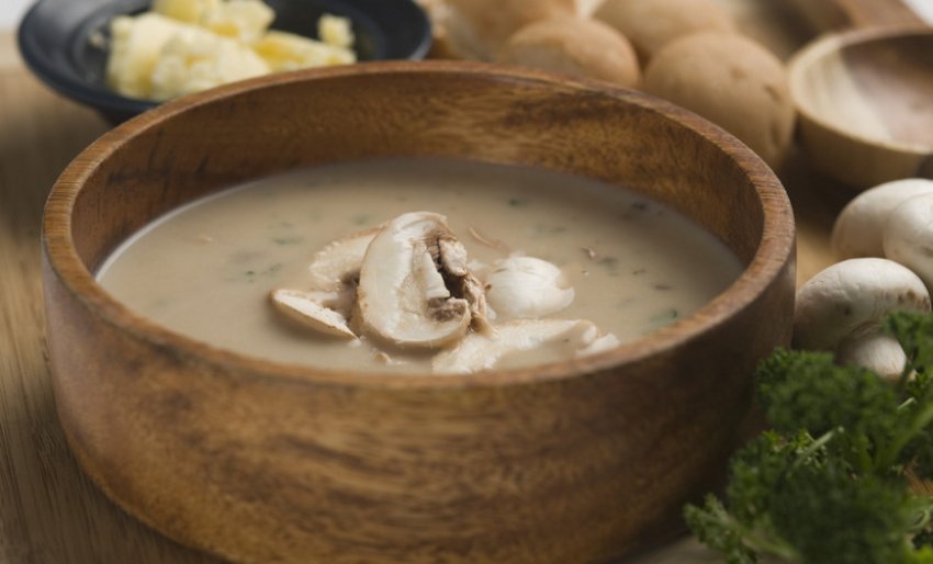 Суп із заморожених печериць Суп із заморожених печериць