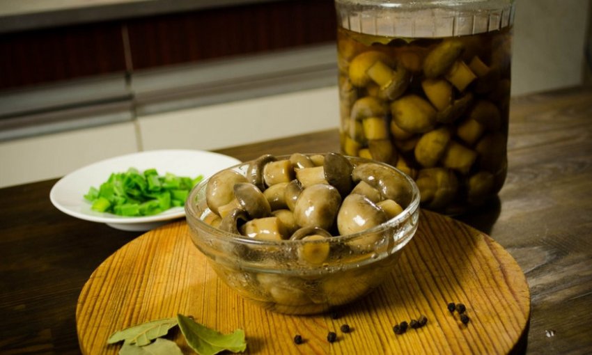 Мариновані печериці Мариновані печериці