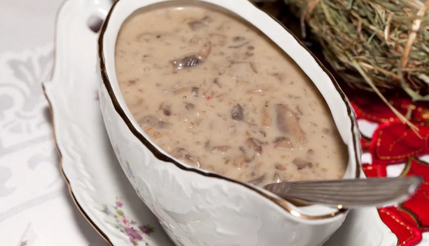 Соус з сушеними грибами Соус з сушеними грибами