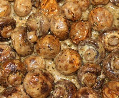 Як запекти в духовці печериці з майонезом