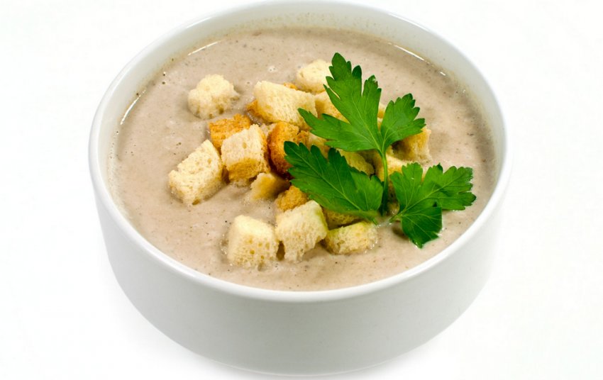 Крем-суп із білих грибів Крем-суп із білих грибів