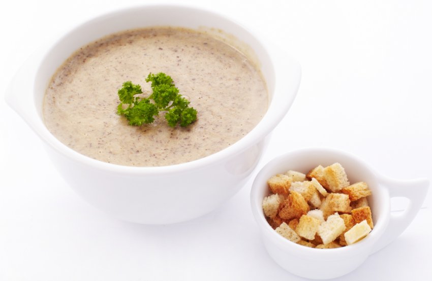 Крем-суп із білих грибів Крем-суп із білих грибів