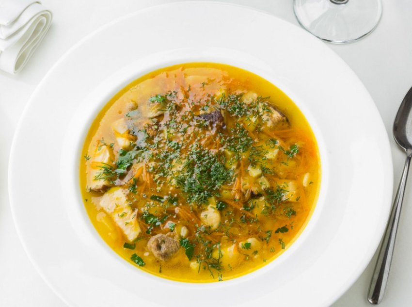 Суп із білих грибів Суп із білих грибів