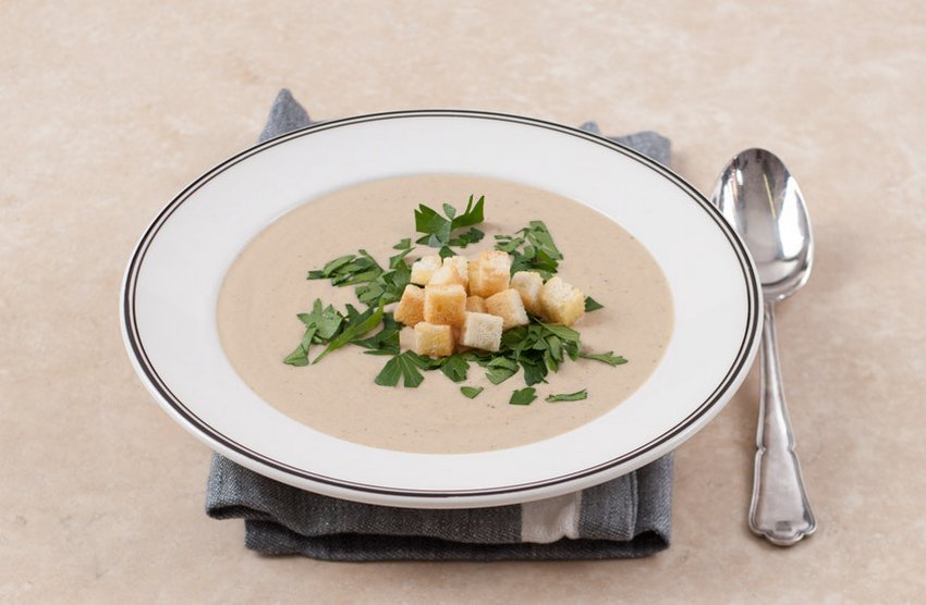 Крем-суп із білих грибів Крем-суп із білих грибів