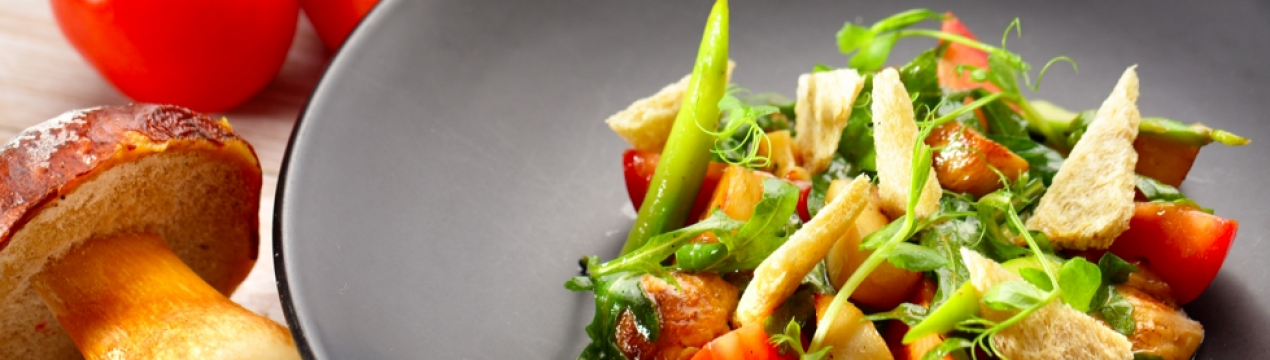 Як готувати салат із білими грибами