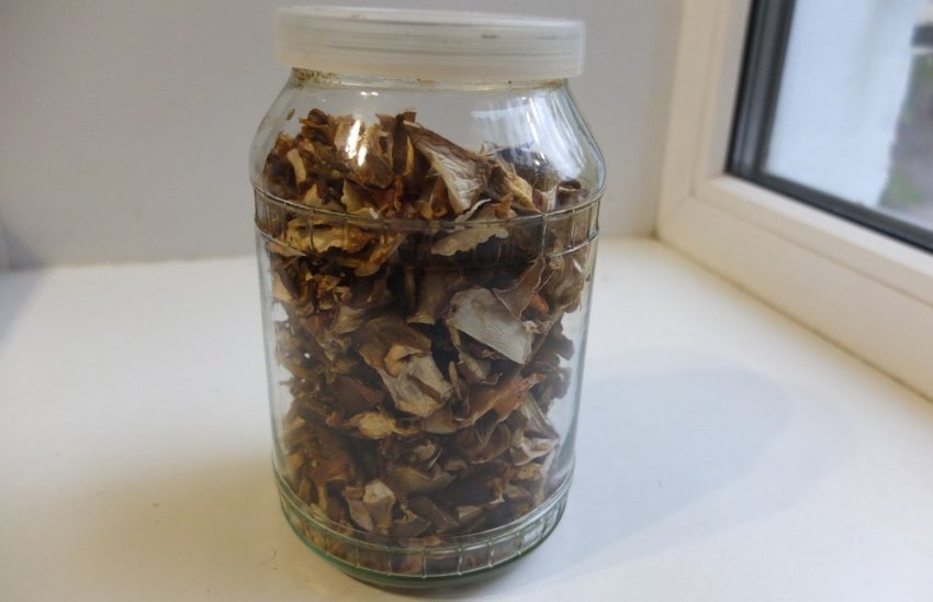 Зберігання сушених грибів Зберігання сушених грибів