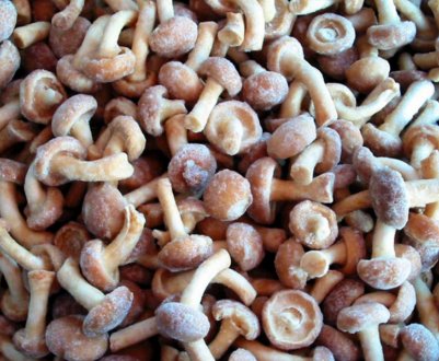 Смаження заморожених опеньків