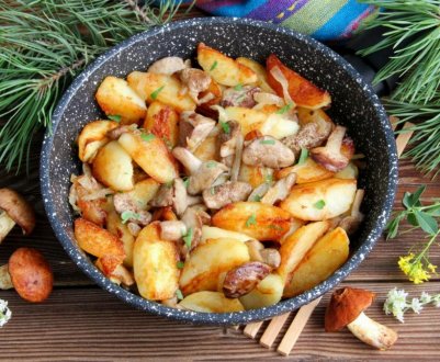 Способи приготування смажених маслюків з картоплею