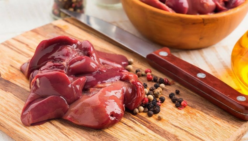 Свіжа куряча печінка Свіжа куряча печінка