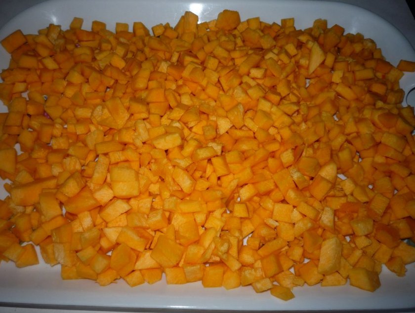 Тыква кусочками Тыква кусочками