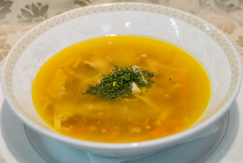 Суп-локшина з білими грибами Суп-локшина з білими грибами