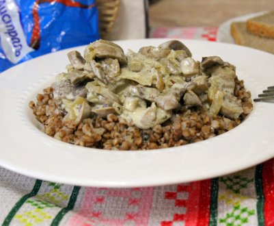 Як готувати гречку з гливами