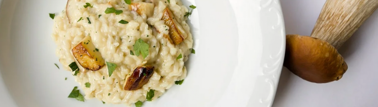 Як приготувати різотто з білими грибами