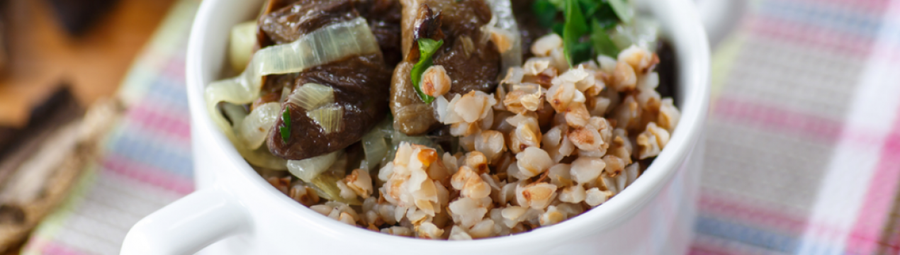 Як готувати гречку з білими грибами