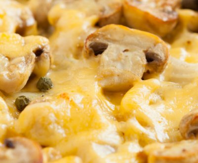 Як готувати картопляну запіканку з печерицями