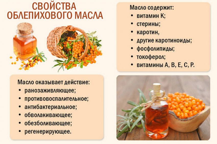 Состав облепихового масла