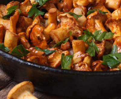 Як готувати смажені лисички на зиму