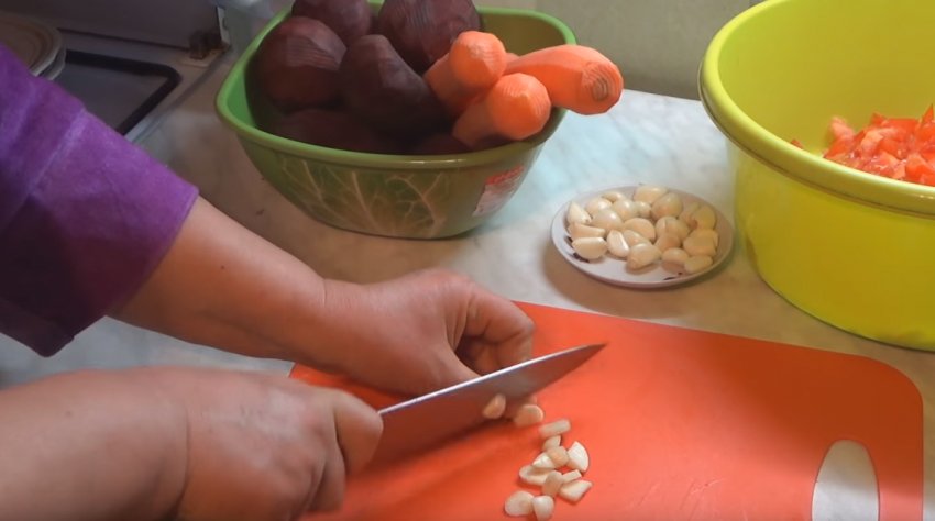 Рецепт приготування борщової заправки