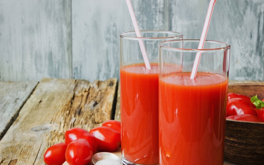 Польза томатного сока для печени