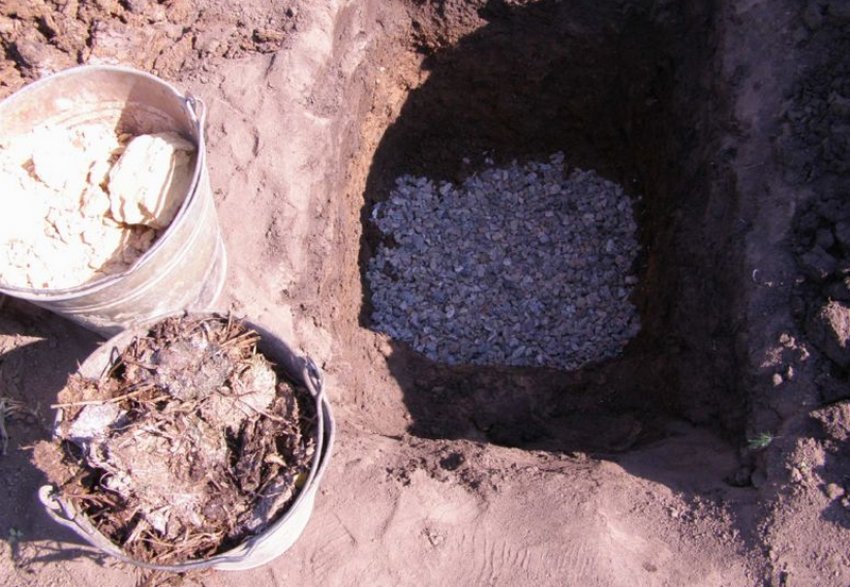 Яма з дренажем Яма з дренажем