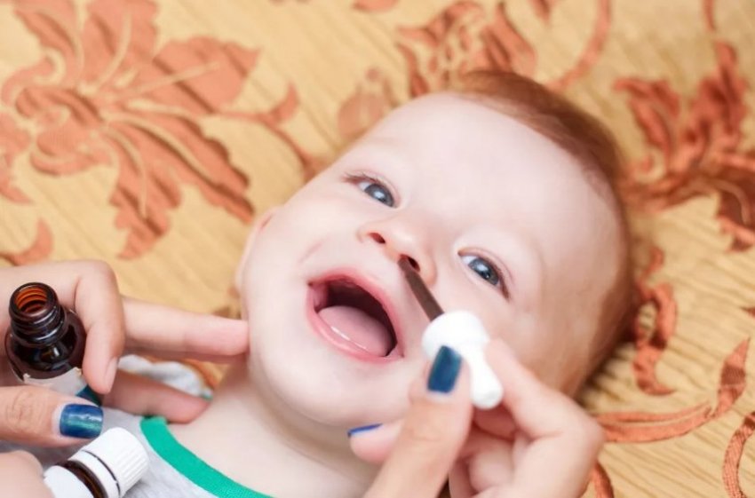 Закапування в ніс олії туї