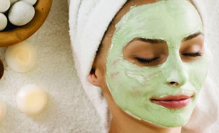 Білкова маска для обличчя з ялицевою олією