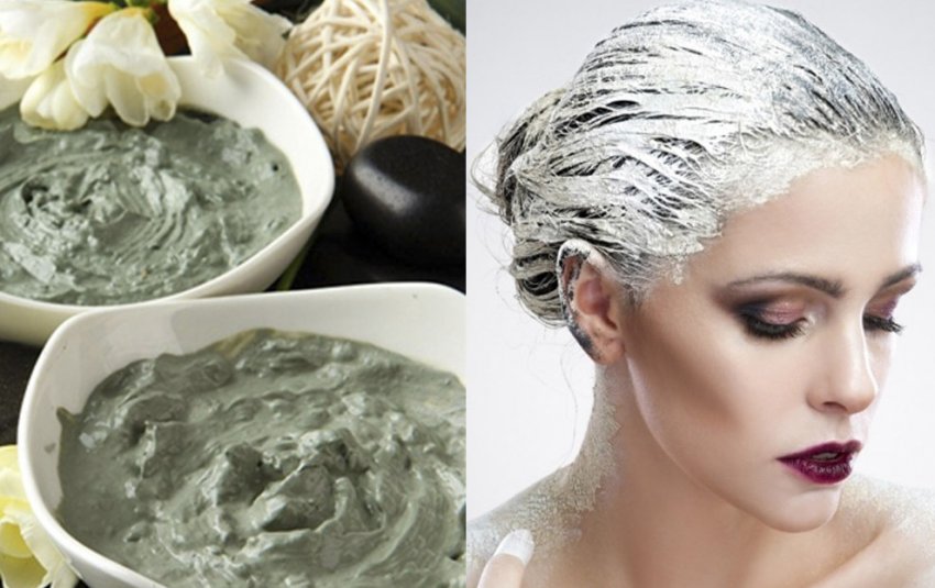 Глиняна маска для волосся