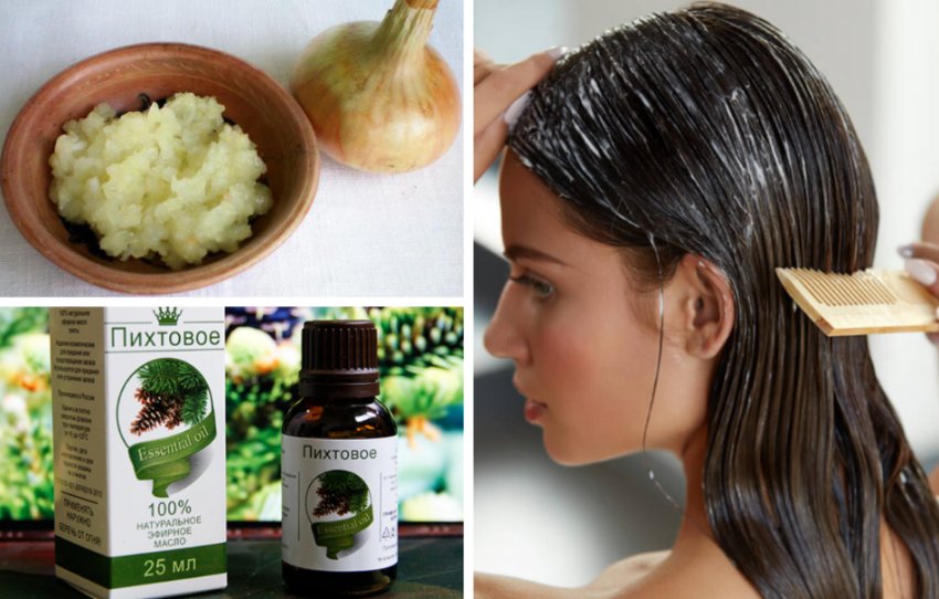 Маска від випадіння з цибулею Маска від випадіння з цибулею