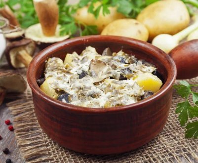 Як готувати білі гриби в духовці