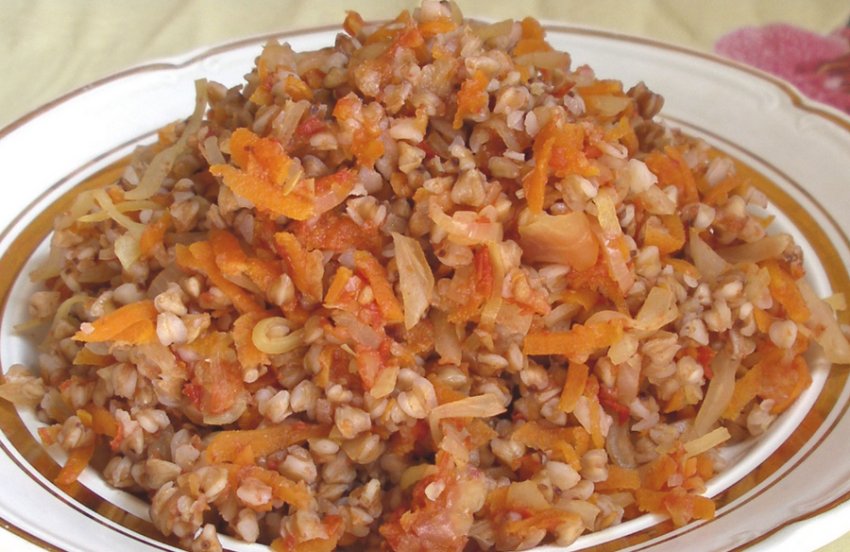 Лисички з гречкою Лисички з гречкою